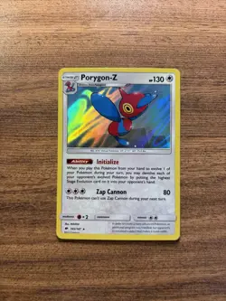 💎2017 Pokemon Card Porygon-Z Burning Shadows Set 105/147 Rare Holo MP - Image 1