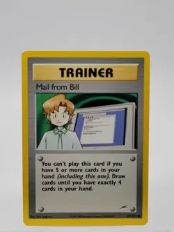 Pokemon Card - Neo Destiny 105/105 - MAIL FROM BILL (common) - NM - Image 1