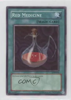 Red Medicine YuGiOh Legend of Blue Eyes White Dragon #LOB-054 2002 - Image 1