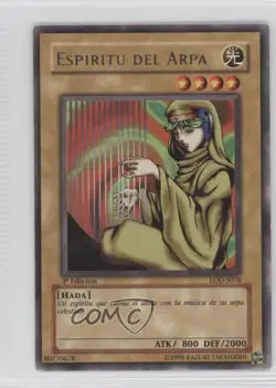 Spirit of the Harp Spanish 1st Ed. YuGiOh Legend Blue Eyes White Dragon 2002 - Image 1
