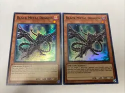 Yugioh - Black Metal Dragon OP06-EN010 SUPER VLP/NM X2 SET - CORE - Image 1