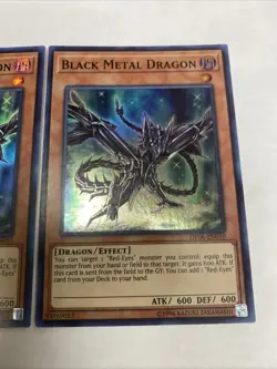 Yugioh - Black Metal Dragon OP06-EN010 SUPER VLP/NM X2 SET - CORE - Image 3