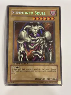 Yugioh Summoned Skull BPT-002 Secret Rare Limited Edition MP - Image 1