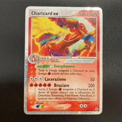 Pokemon Card Charizard ex Holo 105/112 EX RossoFuoco e VerdeFoglia ITA played - Image 1