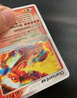 Pokemon Card Charizard ex Holo 105/112 EX RossoFuoco e VerdeFoglia ITA played - Image 4