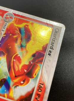 Pokemon Card Charizard ex Holo 105/112 EX RossoFuoco e VerdeFoglia ITA played - Image 5
