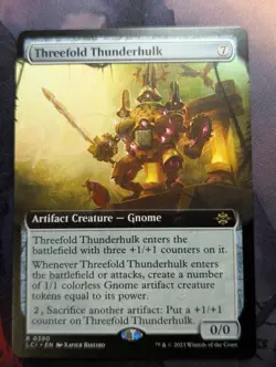 Threefold Thunderhulk - LCI - 0390 - MTG - TCG Card EXTENDED - Image 1