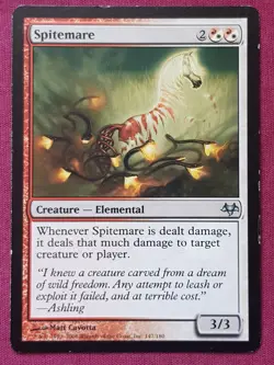 Magic The Gathering EVENTIDE SPITEMARE red/white card MTG - Image 1