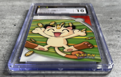 Pokemon Topps Card Meowth CGC 10 Gem Mint, Series 3 HV9, 2000 - Image 3