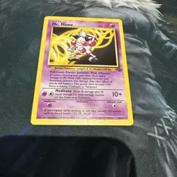 Pokemon TCG Mr. Mime Card 22/64 Unlimited Jungle NM Condition - Image 1