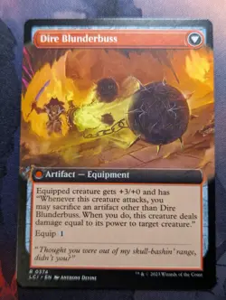 Dire Flail - LCI - 0374 - MTG - TCG Card EXTENDED - Image 2