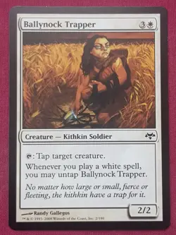Magic The Gathering EVENTIDE BALLYNOCK TRAPPER white card MTG - Image 1