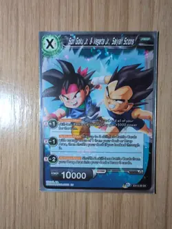 Dragon Ball Super Card Game - Son Goku Jr. & Vegeta Jr. Saiyan Scions EX13-30 EX - Image 1