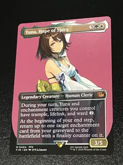 Yuna, Hope of Spira (Borderless) Final Fantasy Regular - Image 1