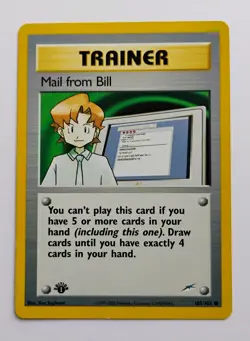 MAIL FROM BILL - 105/105 - Neo Destiny - Trainer - Pokemon Card - Common - NM - Image 1