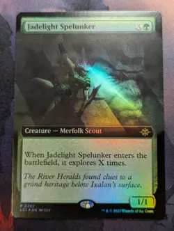 Jadelight Spelunker - LCI - 0382 - MTG - TCG Card EXTENDED FOIL - Image 1