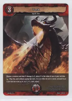 2017 Dragonborne - Rise to Supremacy Trading Card Game Torch #DB-DD/16 - Image 1