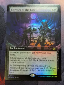 Corpses of the Lost - LCI - 0366 - MTG - TCG Card EXTENDED FOIL - Image 1