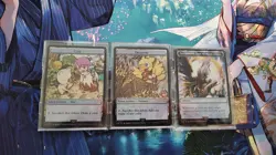 MTG English Metal Token Final Fantasy Complete Set of 3 APAC Promo NM - Image 1