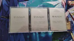 MTG English Metal Token Final Fantasy Complete Set of 3 APAC Promo NM - Image 2