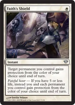 Faith's Shield - Light Play MTG Dark Ascension - Image 1