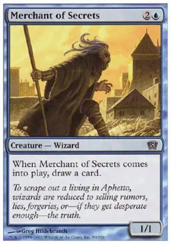 Merchant of Secrets - Light Play MTG 8th Edition - Image 1