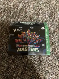 NEW/SEALED 2023 MTG Magic The Gathering Commander Masters Collector Booster Box - Image 1