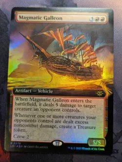 Magmatic Galleon - LCI - 0376 - MTG - TCG Card EXTENDED FOIL - Image 1