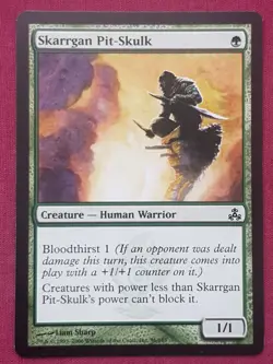 Magic The Gathering GUILDPACT SKARRGAN PIT-SKULK green card MTG - Image 1