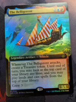 The Belligerent - LCI - 0384 - MTG - TCG Card EXTENDED FOIL - Image 1