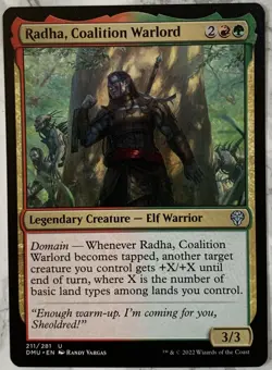 Radha, Coalition Warlord #211 Legendary Creature MTG Magic Card - Image 1