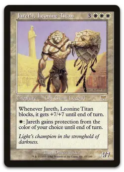 Jareth, Leonine Titan #43 (LP) Onslaught ONS Magic MTG - Image 1