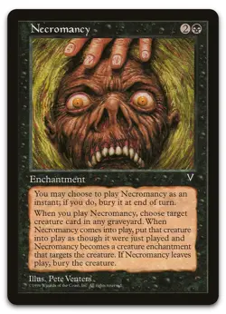 Necromancy (LP) Visions VIS Magic MTG - Image 1