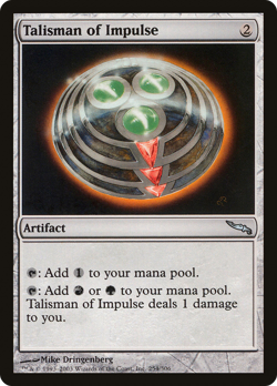 Talisman of Impulse #254 (HP) Mirrodin MRD Magic MTG - Image 1