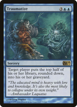 Traumatize #77 (MP) Magic 2010 M10 Magic MTG - Image 1