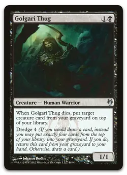 Golgari Thug #48 (NM) Izzet vs Golgari DDJ Magic MTG - Image 1