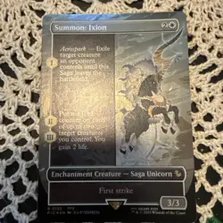 MTG: FINAL FANTASY #195 Summon: Ixion (Borderless, Foil) - Image 1