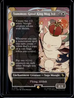 MTG: FINAL FANTASY #194 Summon: Good King Mog XII (Borderless) - Image 1