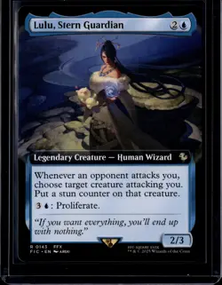 MTG: FINAL FANTASY #143 Lulu, Stern Guardian (Extended Art) - Image 1