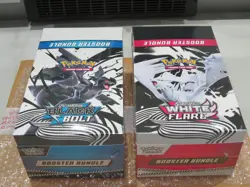Pokemon Black Bolt OR White Flare Booster Bundle x10 Factory Sealed Display Case - Image 1