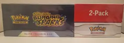 Pokemon TCG Surging Sparks ETB and Booster Bundle Sealed In Hand - Image 3