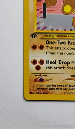 Pokemon 2002 Neo Destiny 1st Edition HITMONLEE 42/105 - NM - Image 5