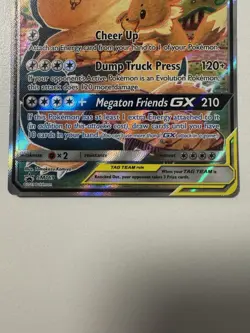 Eevee & Snorlax GX Full Art 175/181 Team Up Tag Team Ultra Rare Pokemon TCG NM - Image 4
