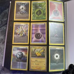 Pokemon Cards Lot Collection Binder Charizard Rayquaza Promos Fossil Gym heroes - Image 1