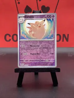 Clefable 079/167 Twilight Masquerade Pokemon TCG Reverse Holo Uncommon 2024 NM - Image 2