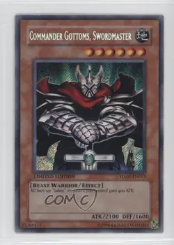 Commander Gottoms Swordmaster Limited Edition YuGiOh Hidden Arsenal 1 2009 - Image 1