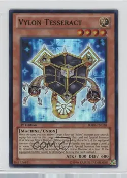 Vylon Tesseract 1st Ed. YuGiOh Hidden Arsenal 6: Omega Xyz #HA06-EN038 - Image 1