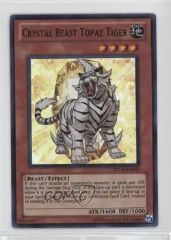 Crystal Beast Topaz Tiger Unlimited YuGiOh Ra Yellow Mega-Pack #RYMP-EN043 - Image 1