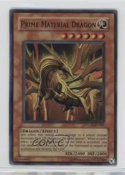 Prime Material Dragon Unlimited YuGiOh Phantom Darkness #PTDN-EN087 2008 - Image 1