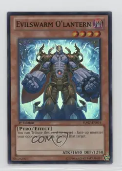 Evilswarm O'lantern 1st Ed. YuGiOh Hidden Arsenal 7: Knight of Stars #HA07-EN014 - Image 1
